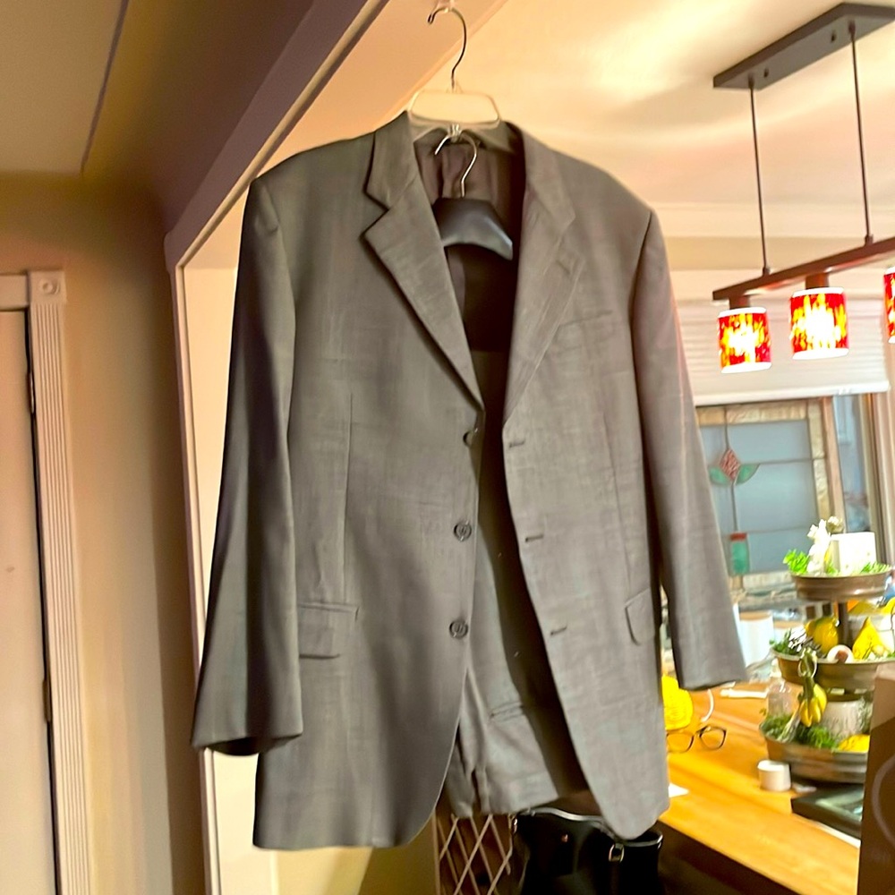 Leveti Italian suit and pants duo! Like new!